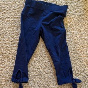 Lilly Pulitzer Royal Blue Kids Leggings with Bow Details